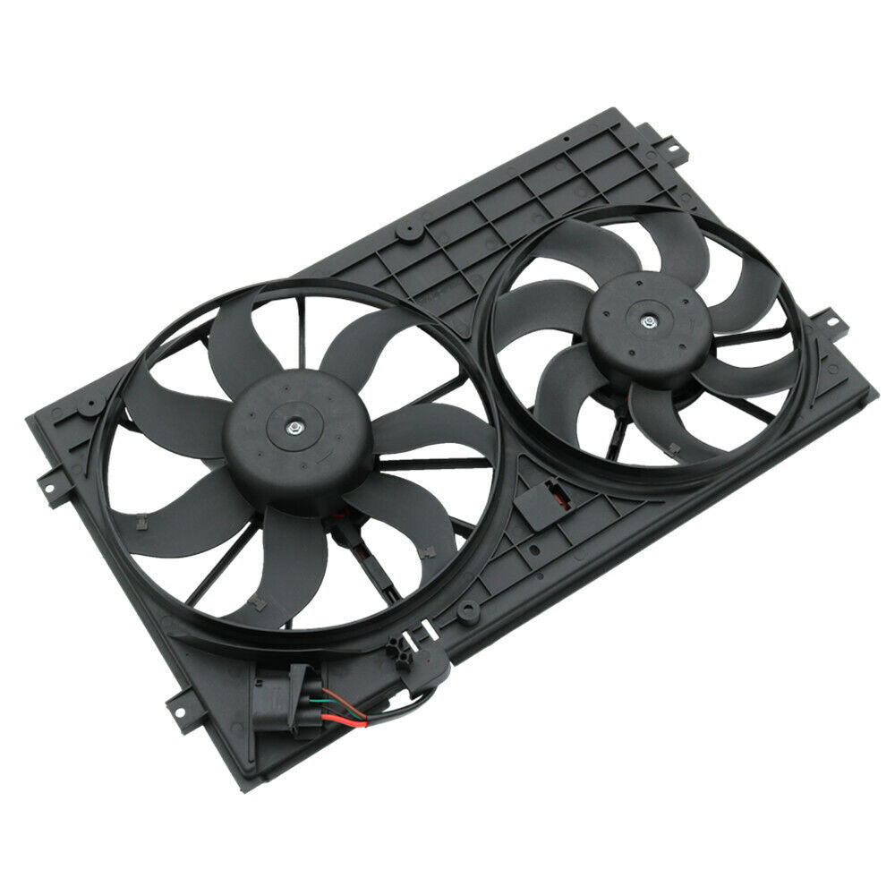 Radiator Condenser Fan For Audi Volkswagen 2.0L 2.5L L4 L5