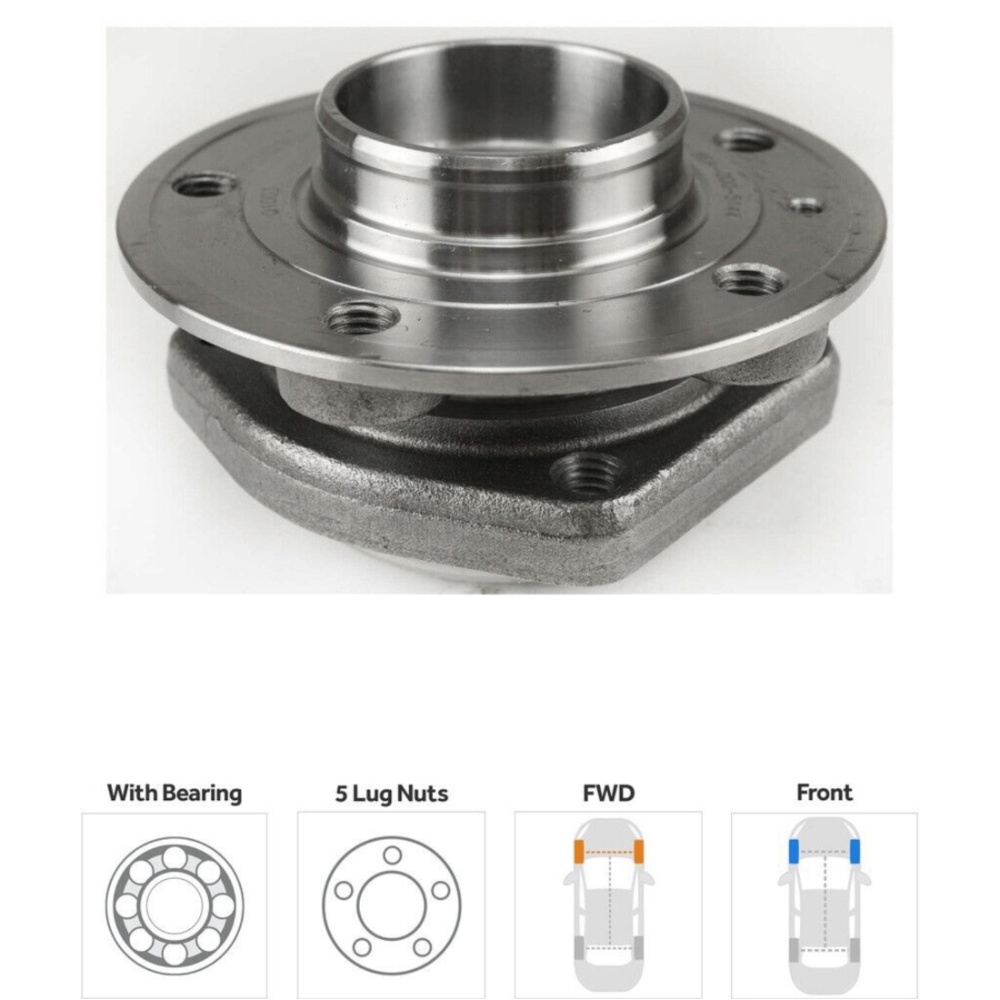 2 Sets Of - Wheel Hub For Volvo C70 Volvo S70 Volvo V70 Front Driver Or Passenger