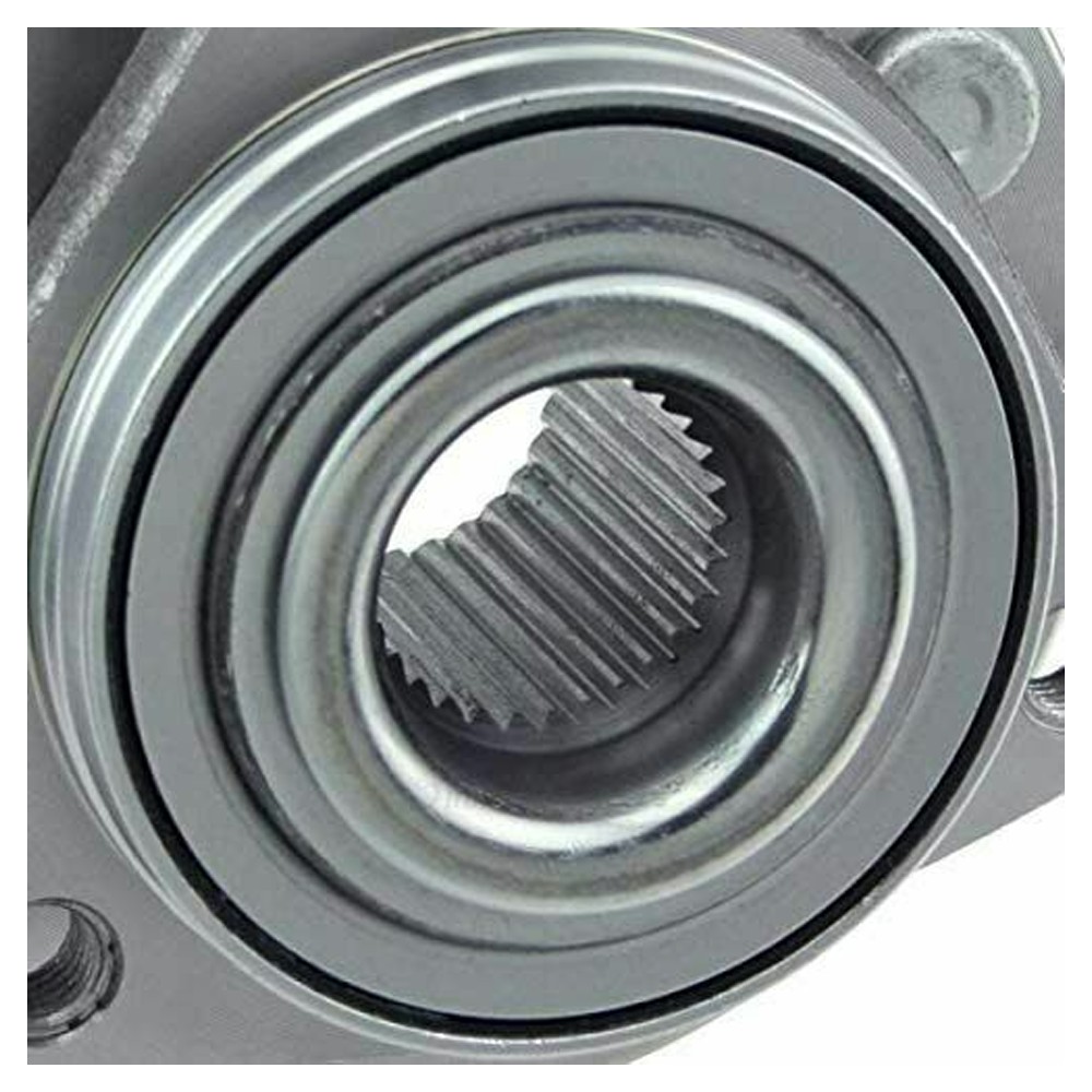 Set Of 2 Front Wheel Bearing & Hub AWD