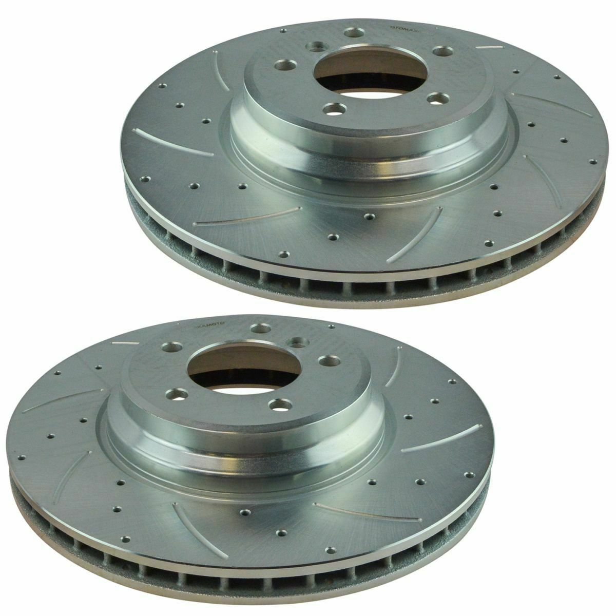 For BMW Performance Brake Rotor Drilled Slotted Zinc & Posi Ceramic Pad