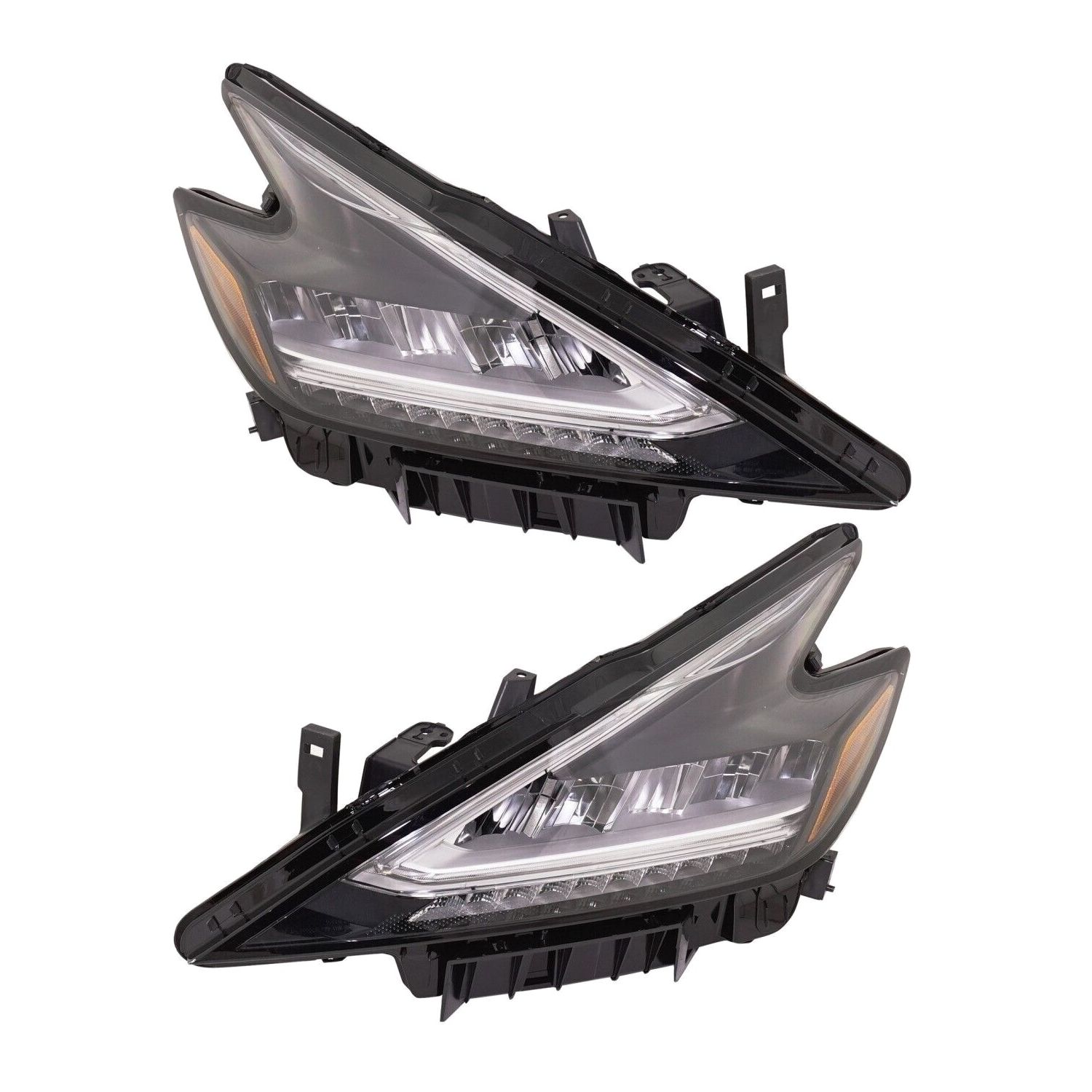 Headlight Set For 19-21 Murano SL Sport Utility Driver And Passenger Side Led