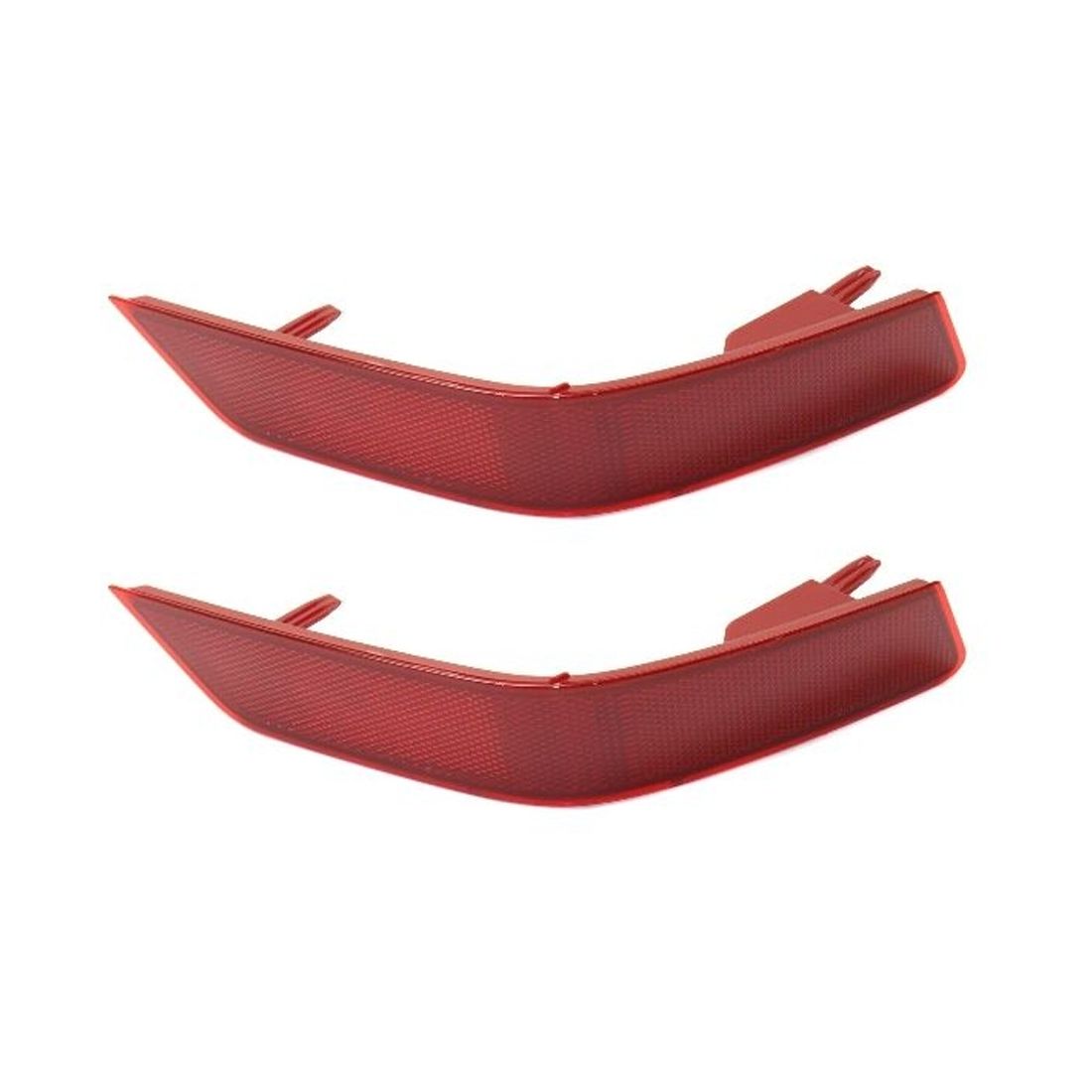2 Sets Of - Bumper Reflector For 2017-2019 Nissan Rogue Sport Utility Rear Passenger