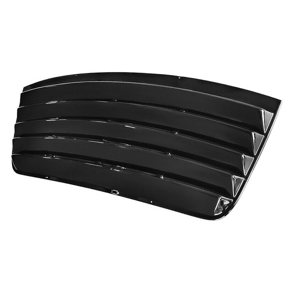 For Challenger 08-23 Dodge Challenger Rear Window Louver Cover ABS Gloss Black