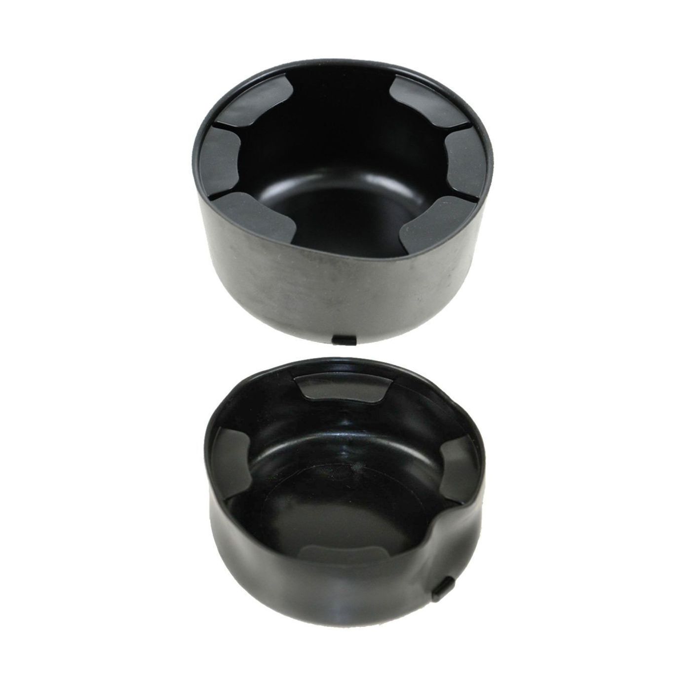 Front Rubber Center Console Cup Holder Insert 2pc Set For Envoy Trailblazer