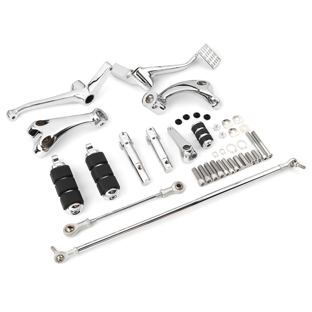 Control Foot Pegs Levers Linkages For 2004-2013 Harley-Davidson XL 1200 883