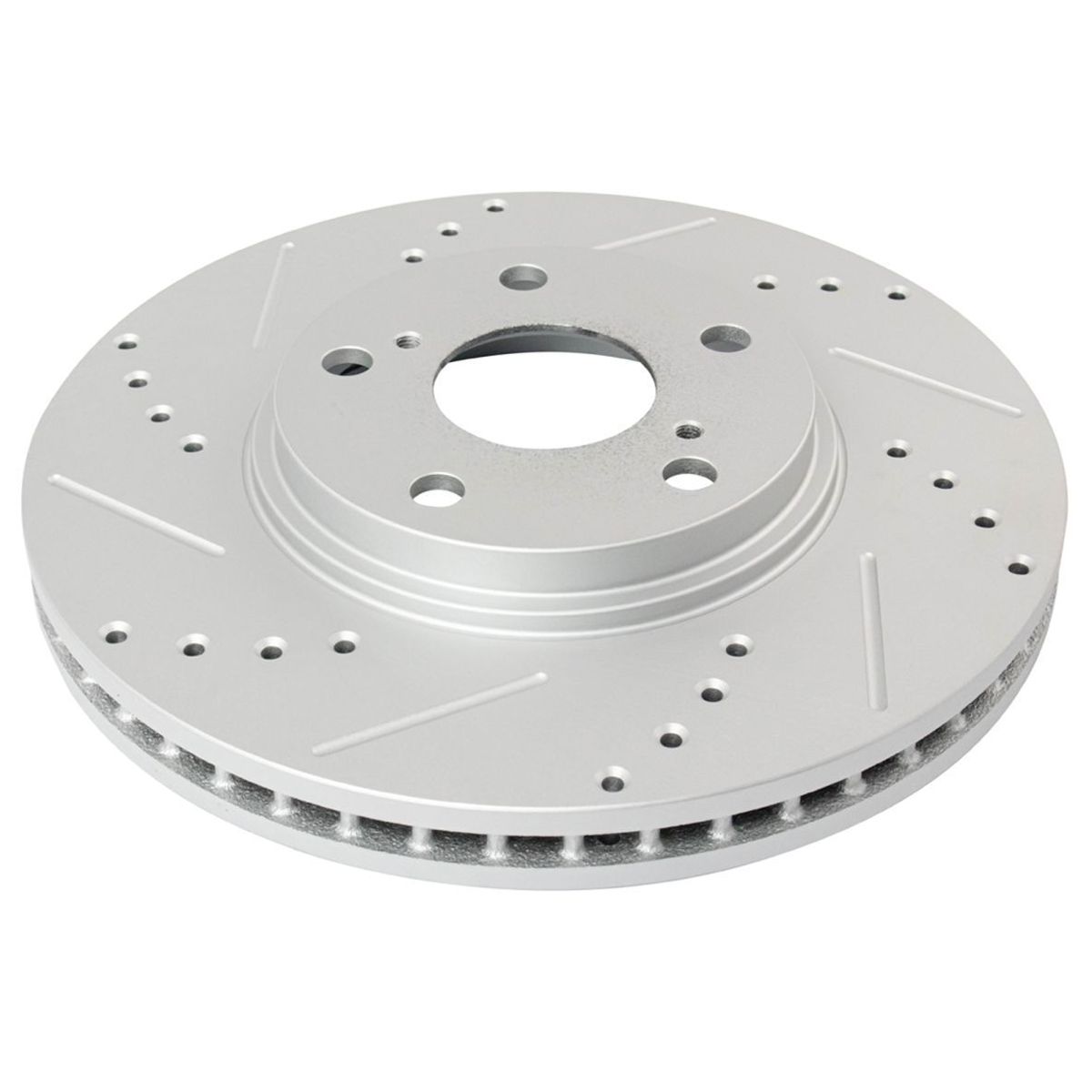Brake Rotor Drilled & Slotted G-Coated Front Kit
