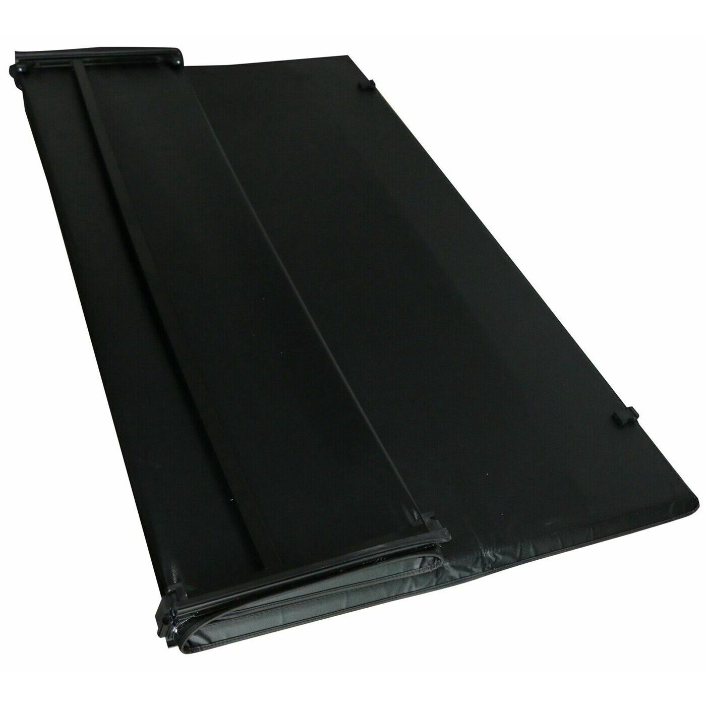 2 Sets Of - 4-Fold 6.5FT Truck Bed Soft Tonneau Cover For Chevy Silverado GMC Sierra