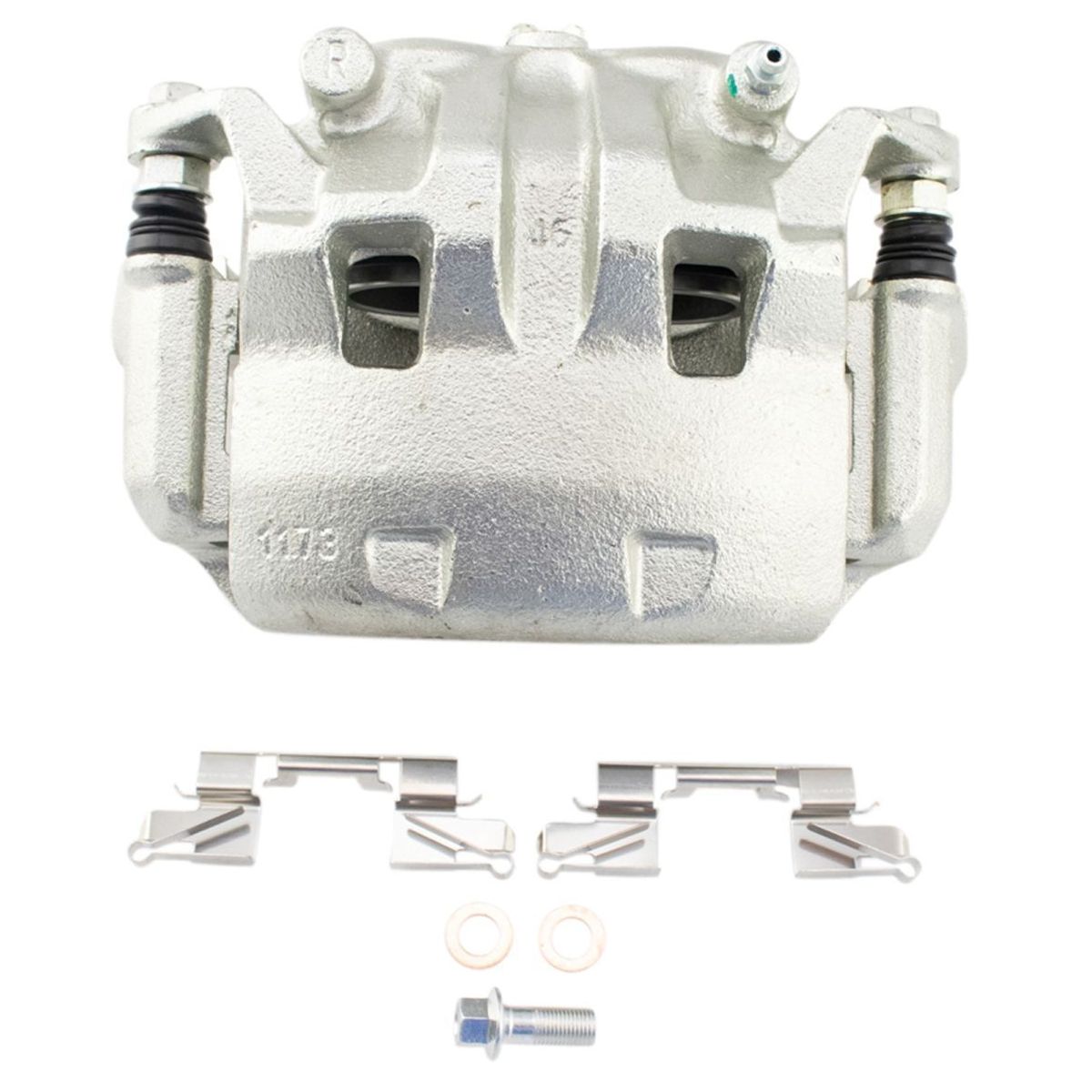 For 09-18 Frontier PRO-4X Front Disc Brake Caliper With Bracket & Hardware Pair