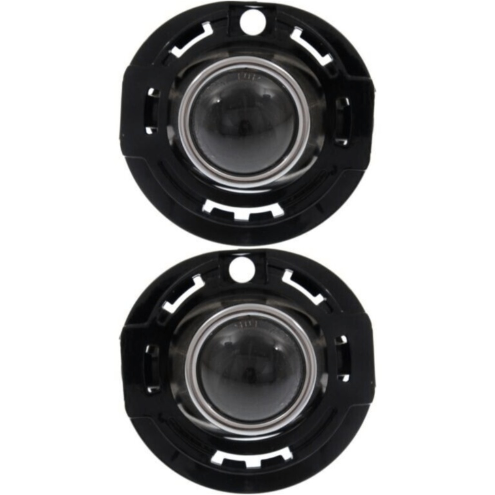 Set Of 2 Clear Lens Fog Light For 14-16 Dart 11-17 Compass Left & Right W/ Bulbs