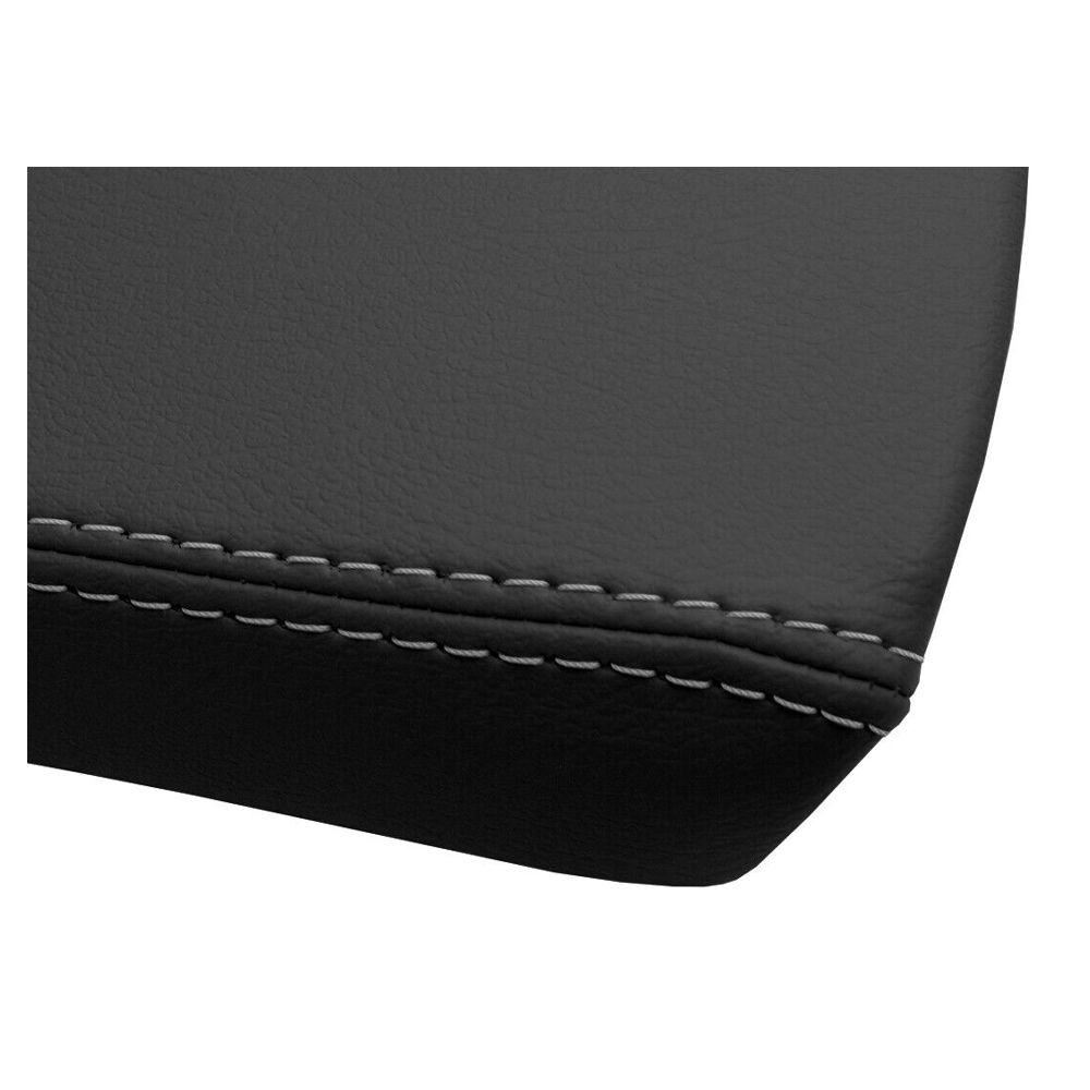 Console Lid Armrest Cover Leather For Nissan Altima 2007-2012 Gray Stitch