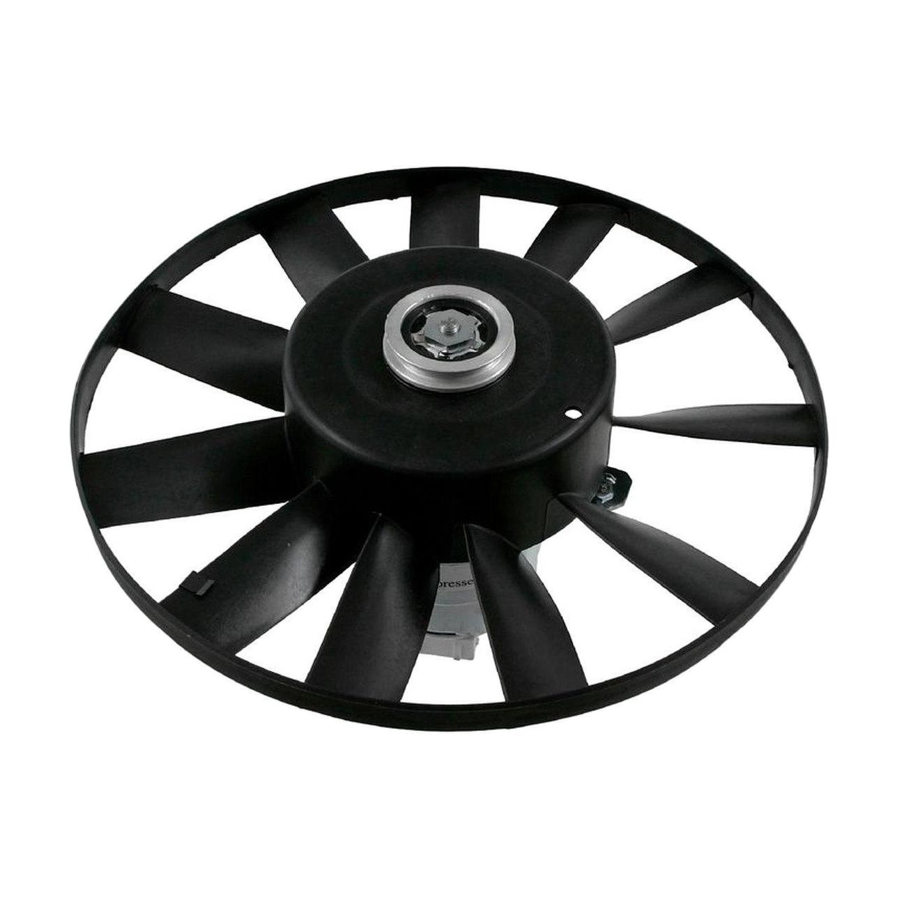 Radiator Aux Auxiliary Engine Cooling Fan Motor Assembly For 95-02 Cabrio W/AC