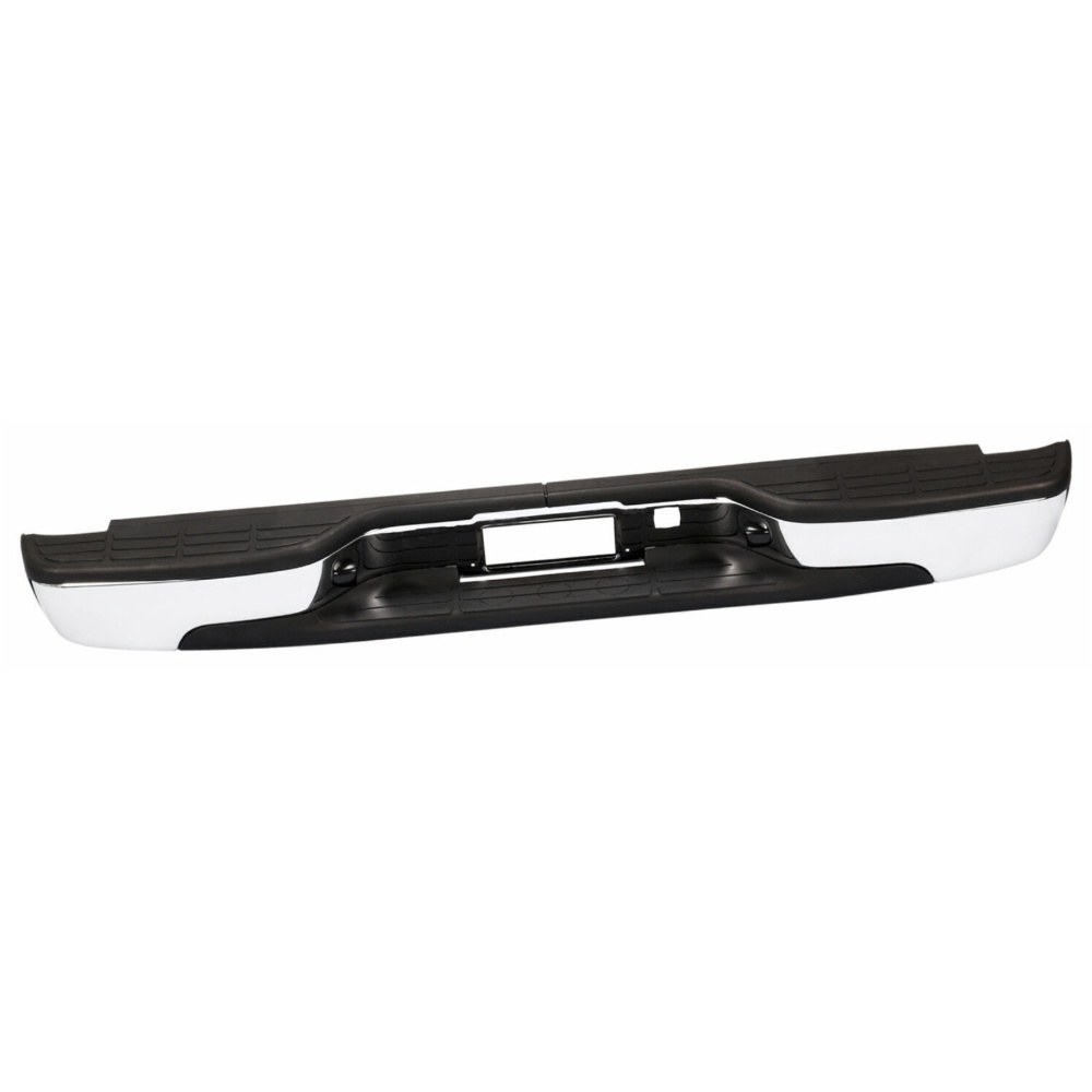 Rear Step Bumper Chrome Steel For 1999-2006 Chevrolet Silverado / Sierra 1500