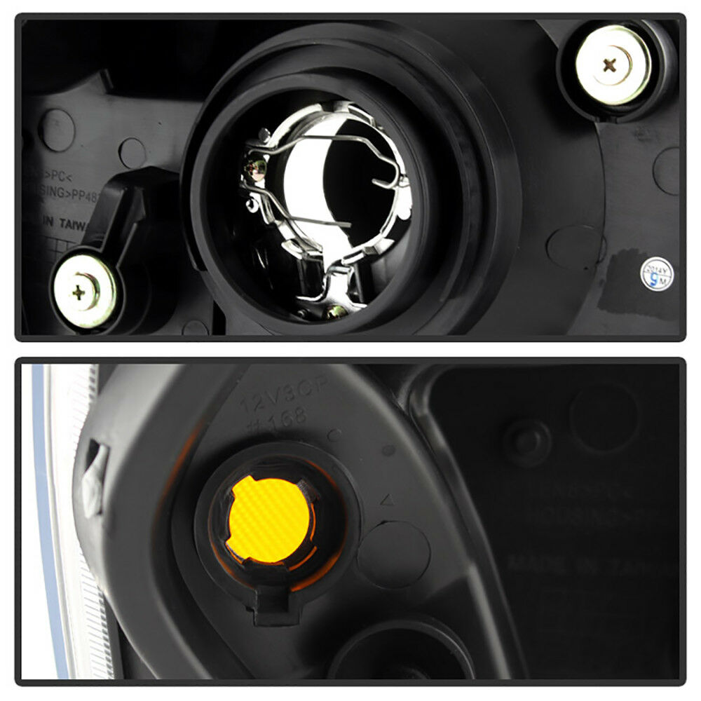 For 03-05 Honda Pilot EX LX SUV Chrome Pair Replacement Headlight Lamp Assembly