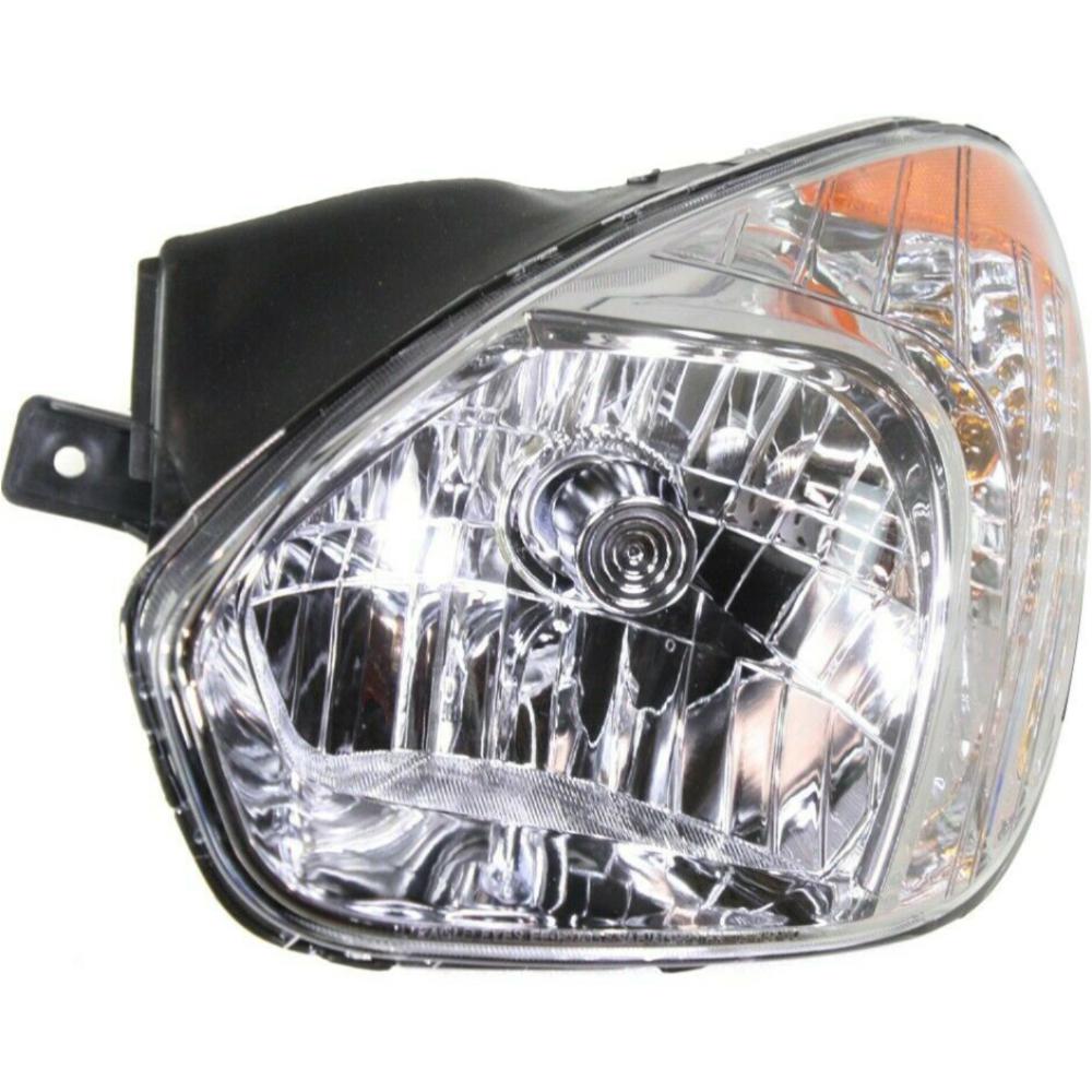 Headlight Set For 2007-11 Accent Driver & Passenger Side W/ Bulb