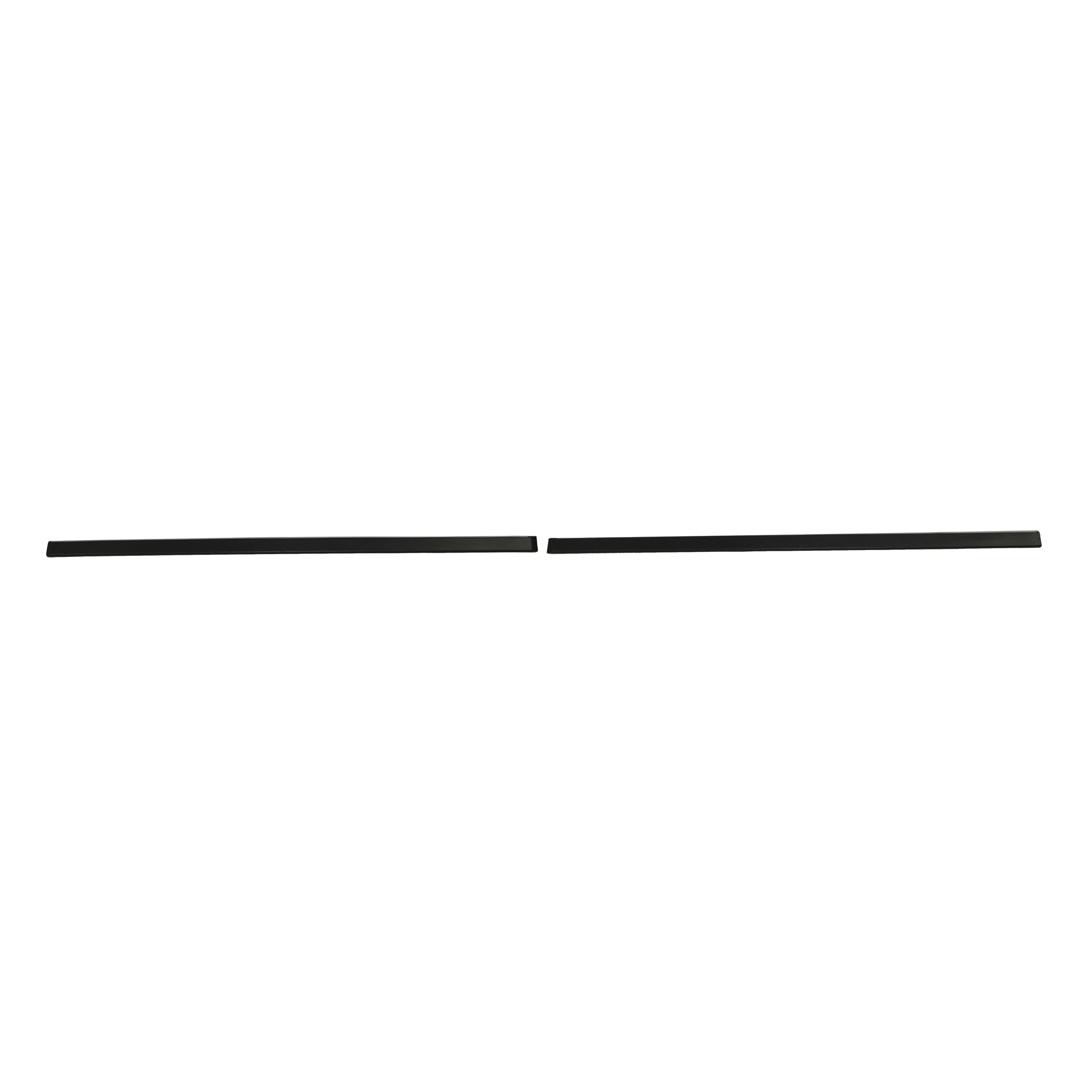 E39 For 1997-2000 BMW 528i Base Sedan Door Moulding Front Left & Right Black