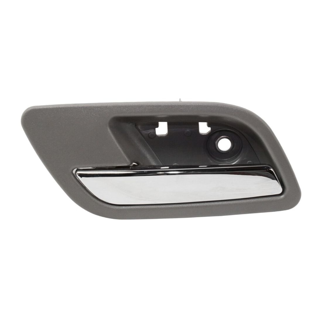 Dark Gray & Chrome Rear Inside Interior Door Handle Left Left Side For Chevy GMC