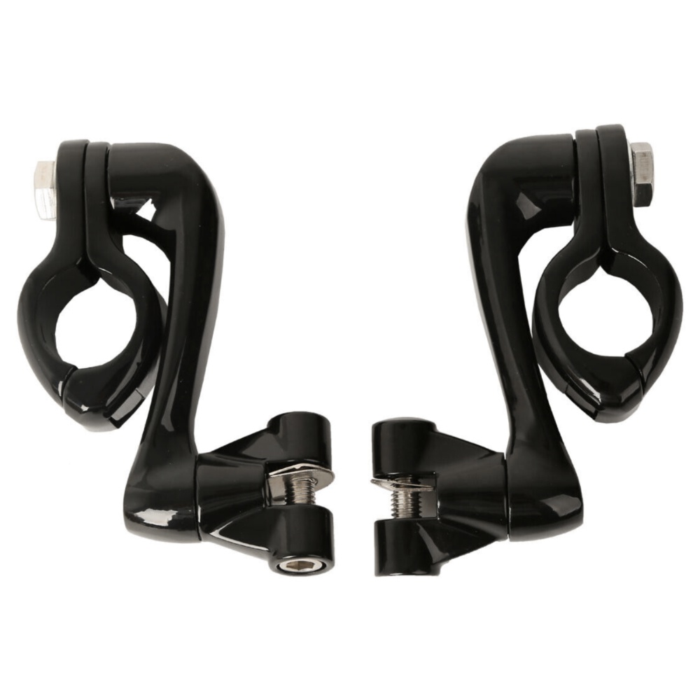 360 Adjustable Highway Foot Peg Mounting Fit For Harley 1 1/4" 32mm Engine Guard