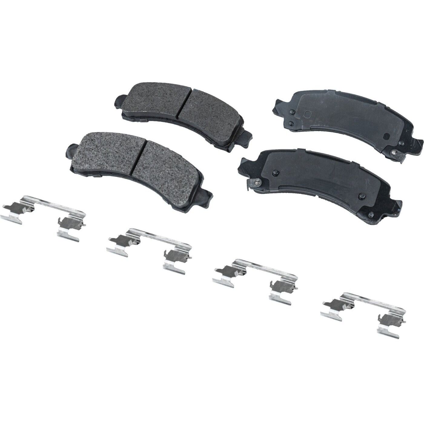 Brake Disc & Pad Kit For 02 Tahoe Rear Left Right Cross-Drilled Semi-Metallic