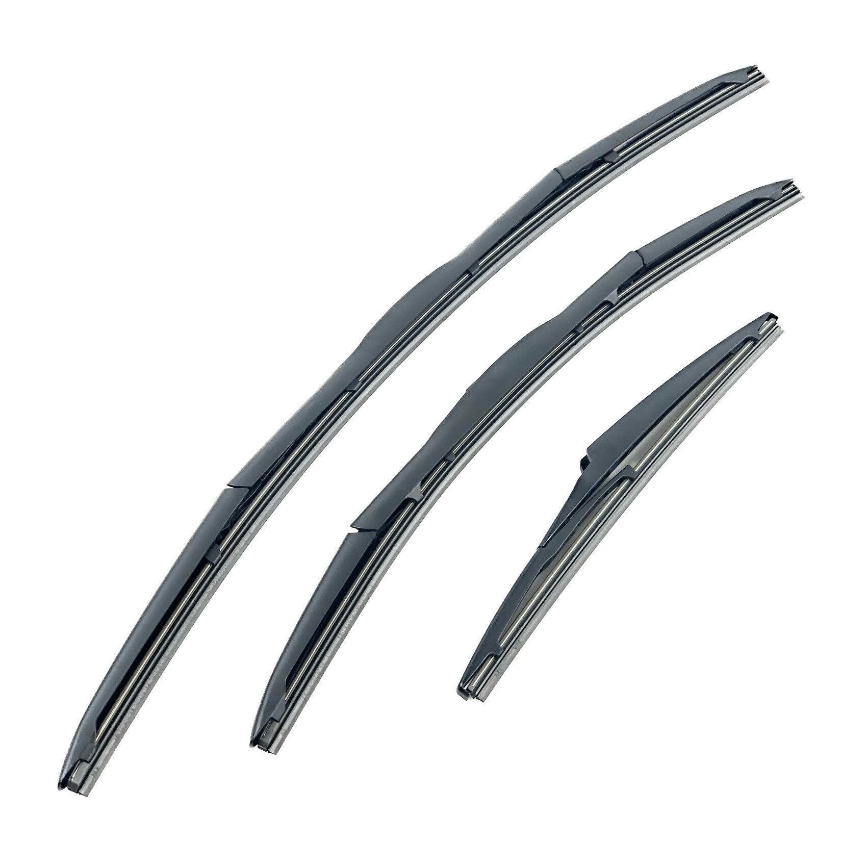 For Land Rover 15-21 Discovery Sport LHD Front Wind Shield + Rear Wiper Blade Set