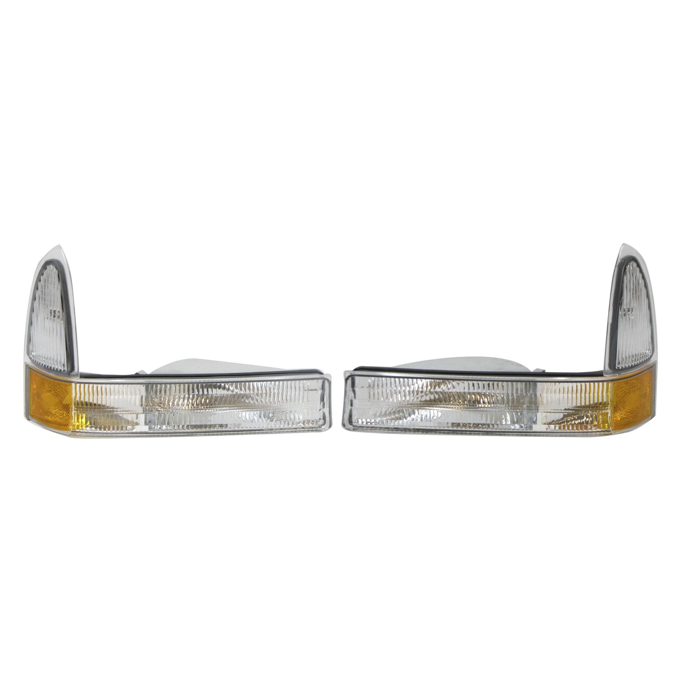 For 04 Ford F-250 Super Duty King Ranch Park/Signal Light (Amber/Clear) Set
