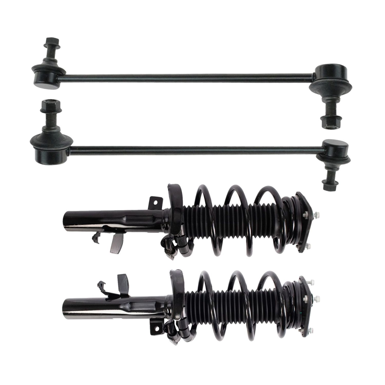Front Struts & Links For 2017-2018 Ford C-Max Hybrid Titanium Hatchback C-