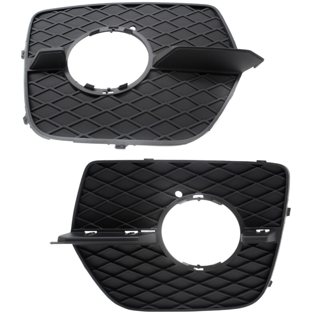 Fog Light Trim For 2008-2014 BMW X6 X6 Set Of 2 Left And Right Textured Black