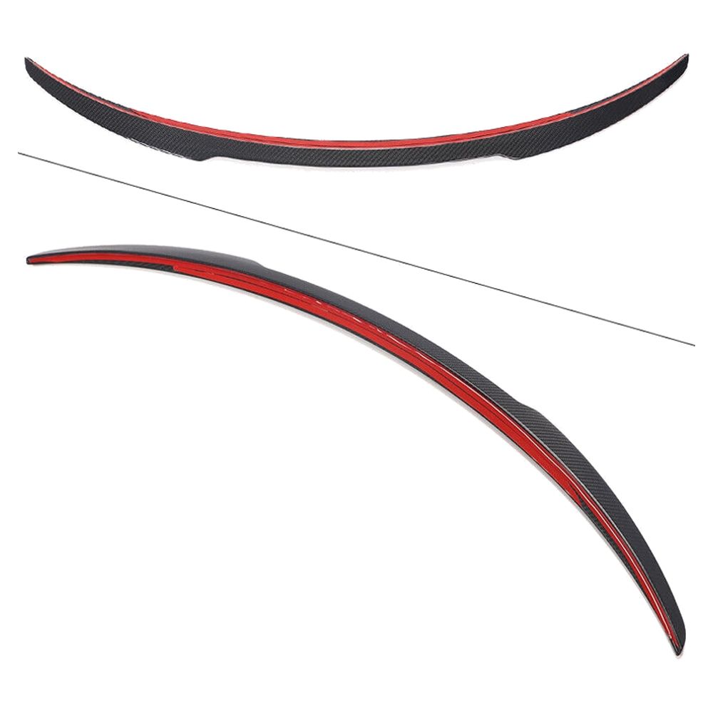 Fits 20-23 Tesla Model Y IKON Style Rear Trunk Spoiler Wing Dry Carbon Fiber