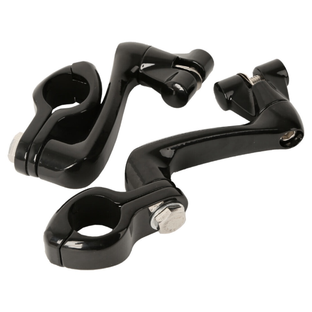360 Adjustable Highway Foot Peg Mounting Fit For Harley 1 1/4" 32mm Engine Guard