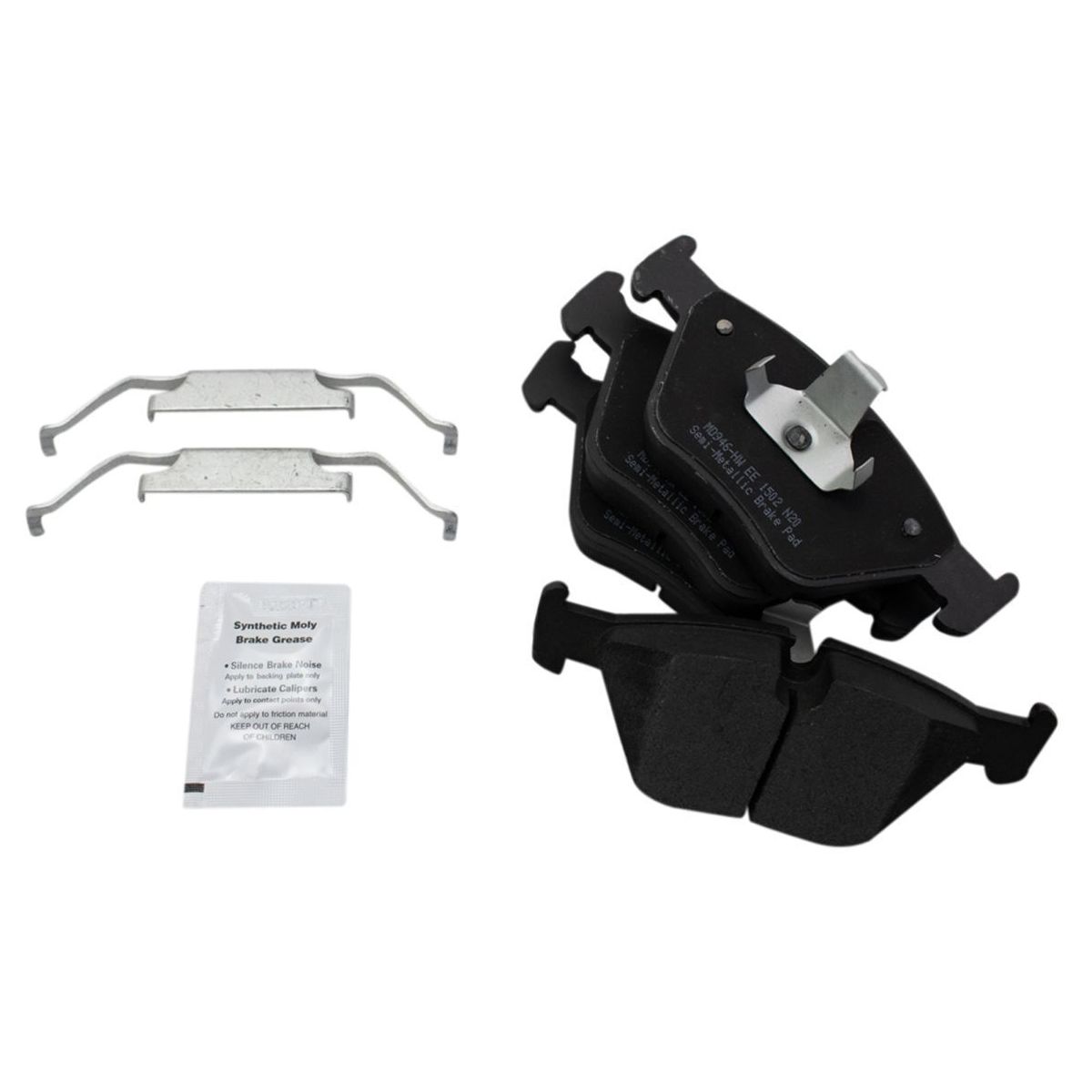 For 06-08 Z4 Roadster 3.0si Convertible Metallic Brake Pad Front & Rear Kit