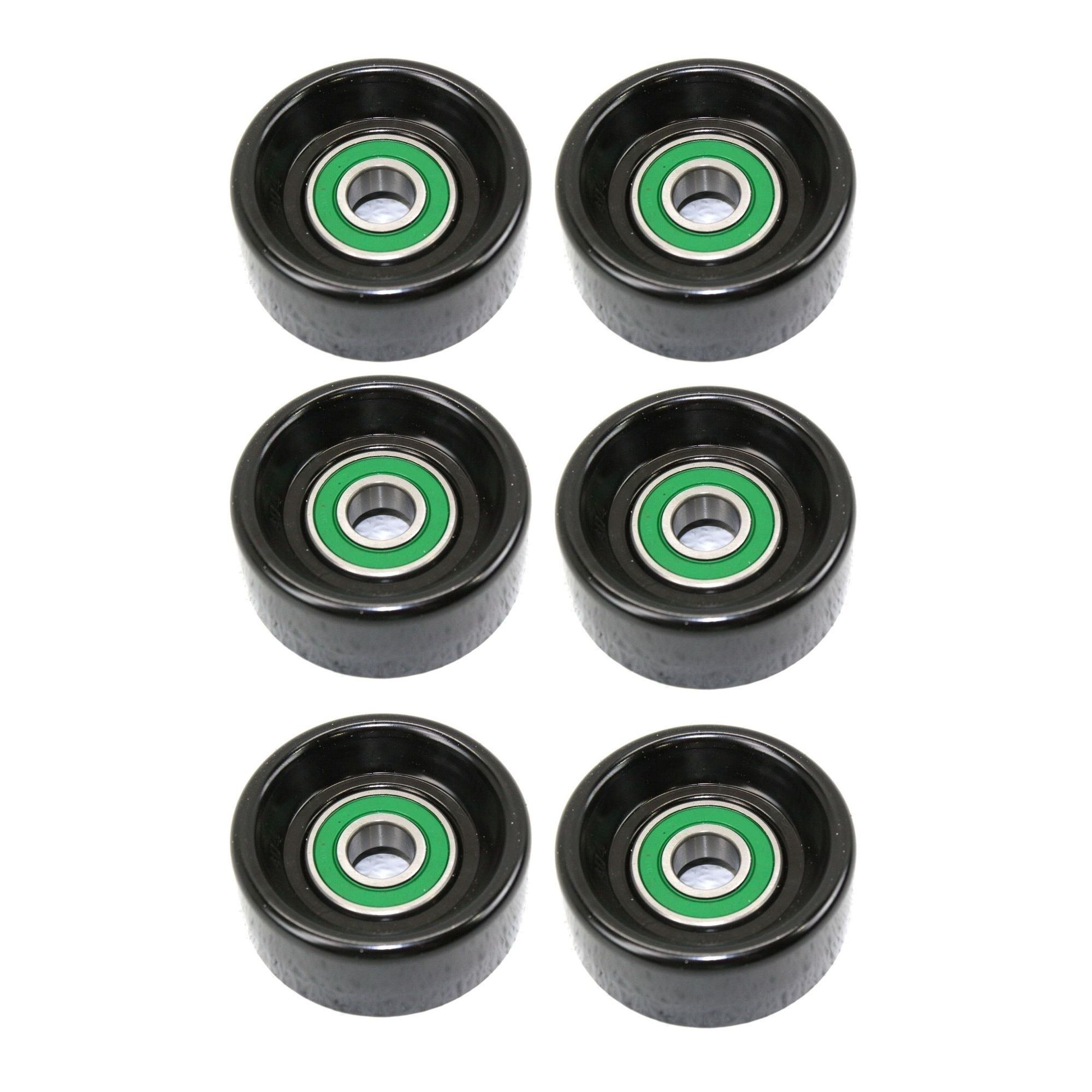 6 Sets Of - 89007 Accessory Belt Idler Pulley Upper For Chevrolet Chrysler Dodge Ford
