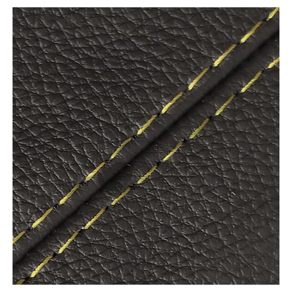 Console Armrest PVC Leather Cover For Chrysler 300 05-07 Yellow Stitch