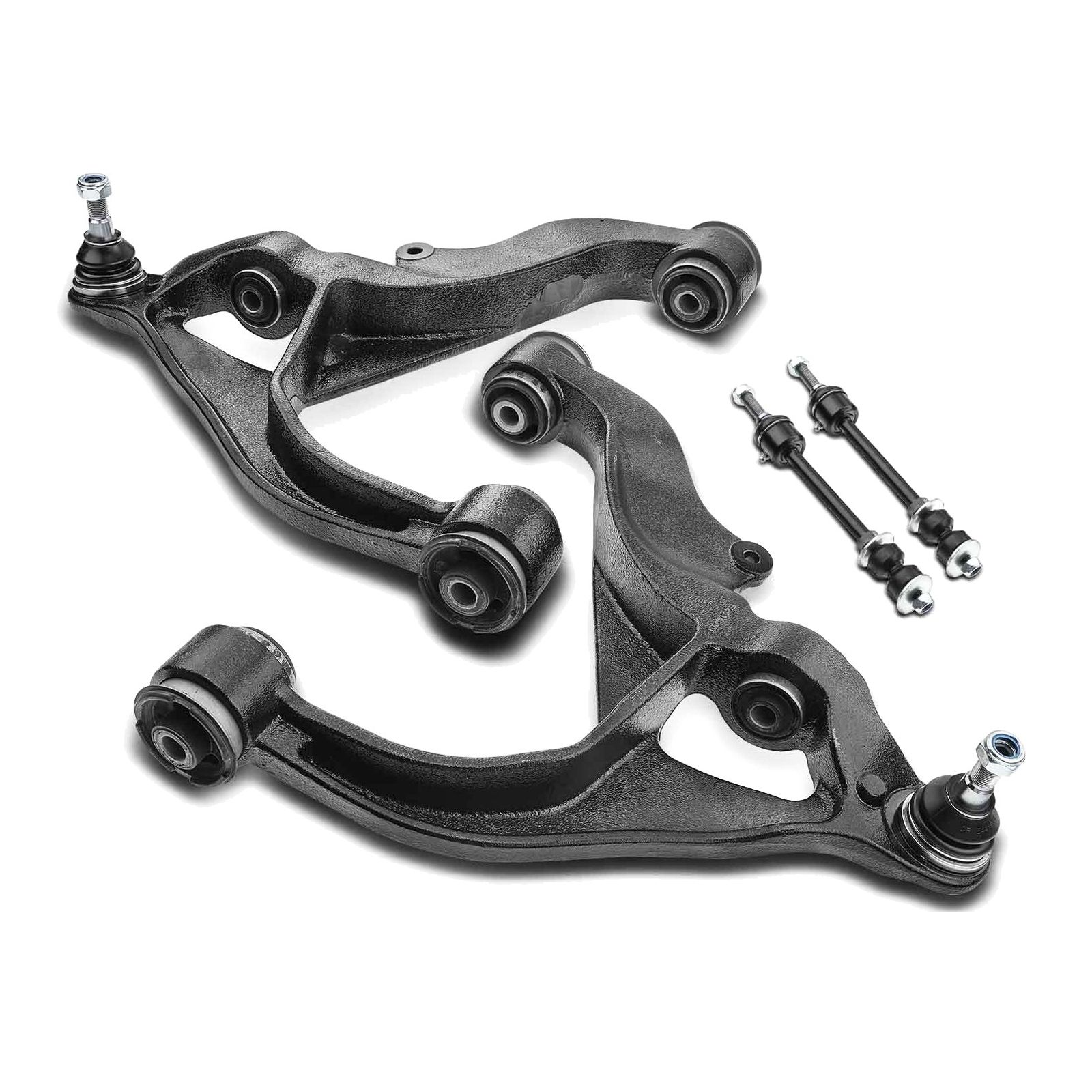 4x Front Lower Control Arm & Sway Bar End For 2011-2018 1500 Outdoorsman 4WD