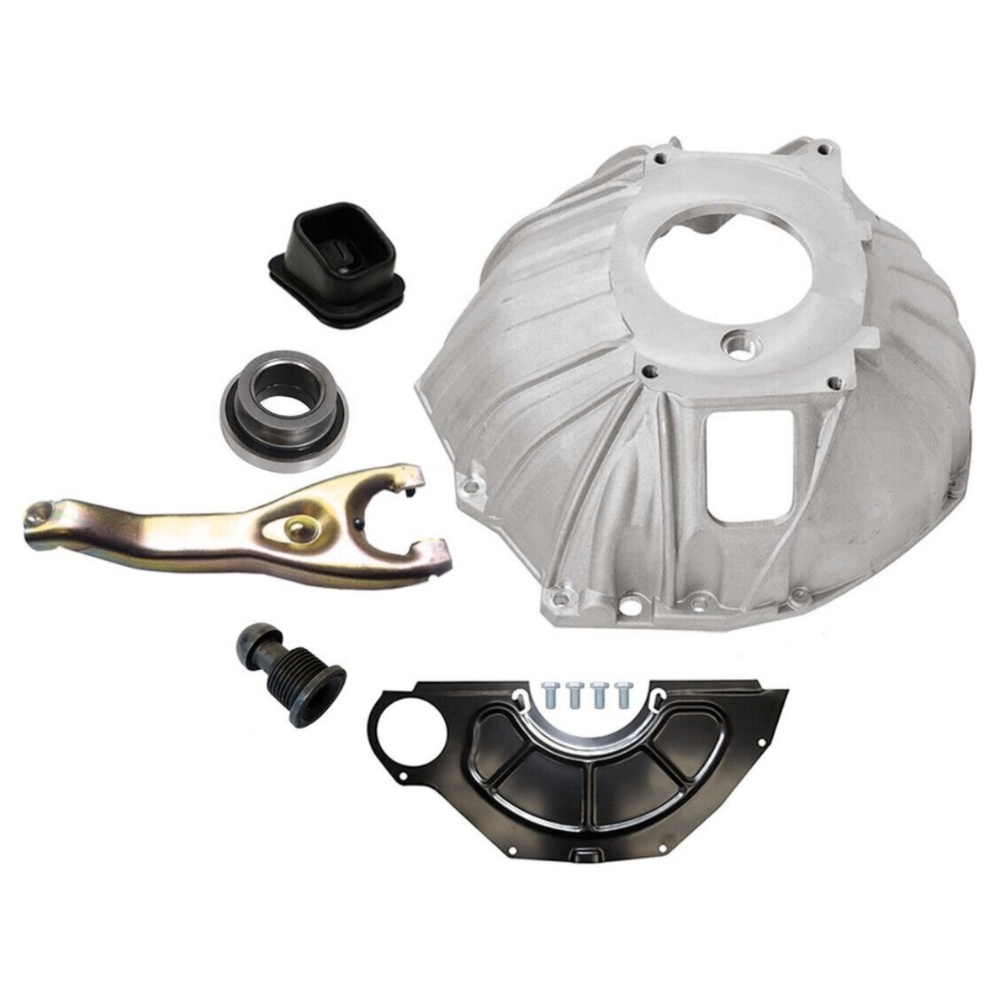For Chevy 11" Aluminum Bellhousing Kit GM621 Corvette Malibu Chevelle Nova