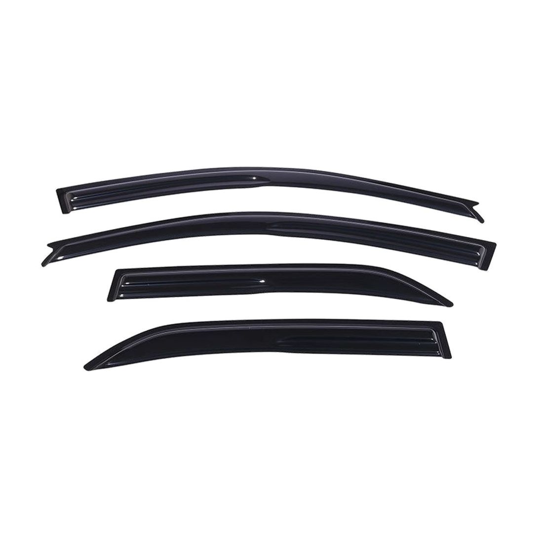 Fits 02-07 Mitsubishi Lancer Mug Style Acrylic Window Visors Rain Sun Guard 4Pc
