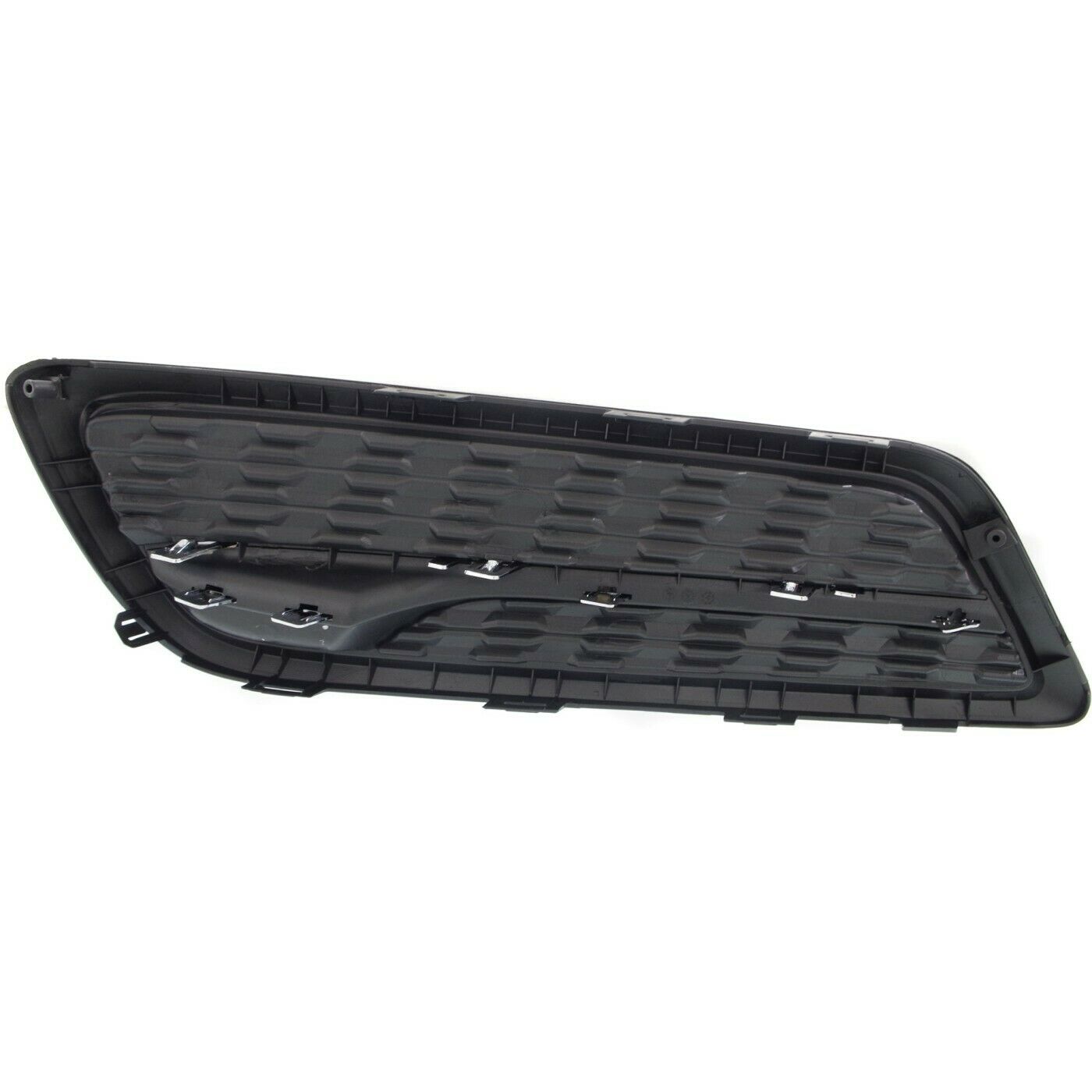 Fog Light Cover For 2014-2016 Acura MDX SH AWD Right Black W/ Chrome Trim