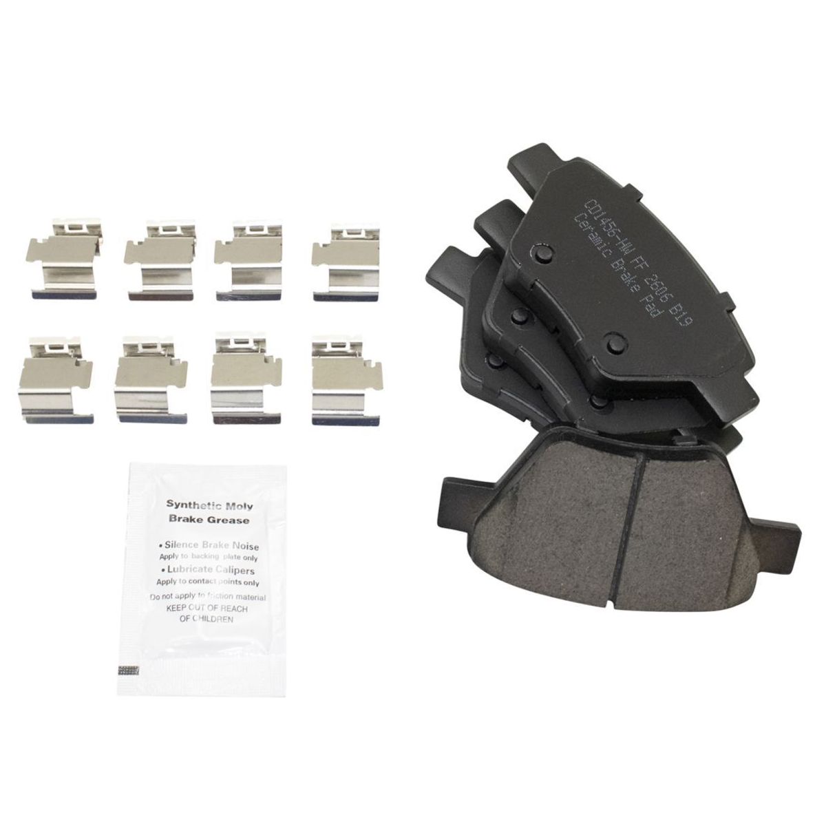 For Audi 10-13 A3 Base Hatchback Front & Rear Ceramic Brake Pad & Rotor Kit