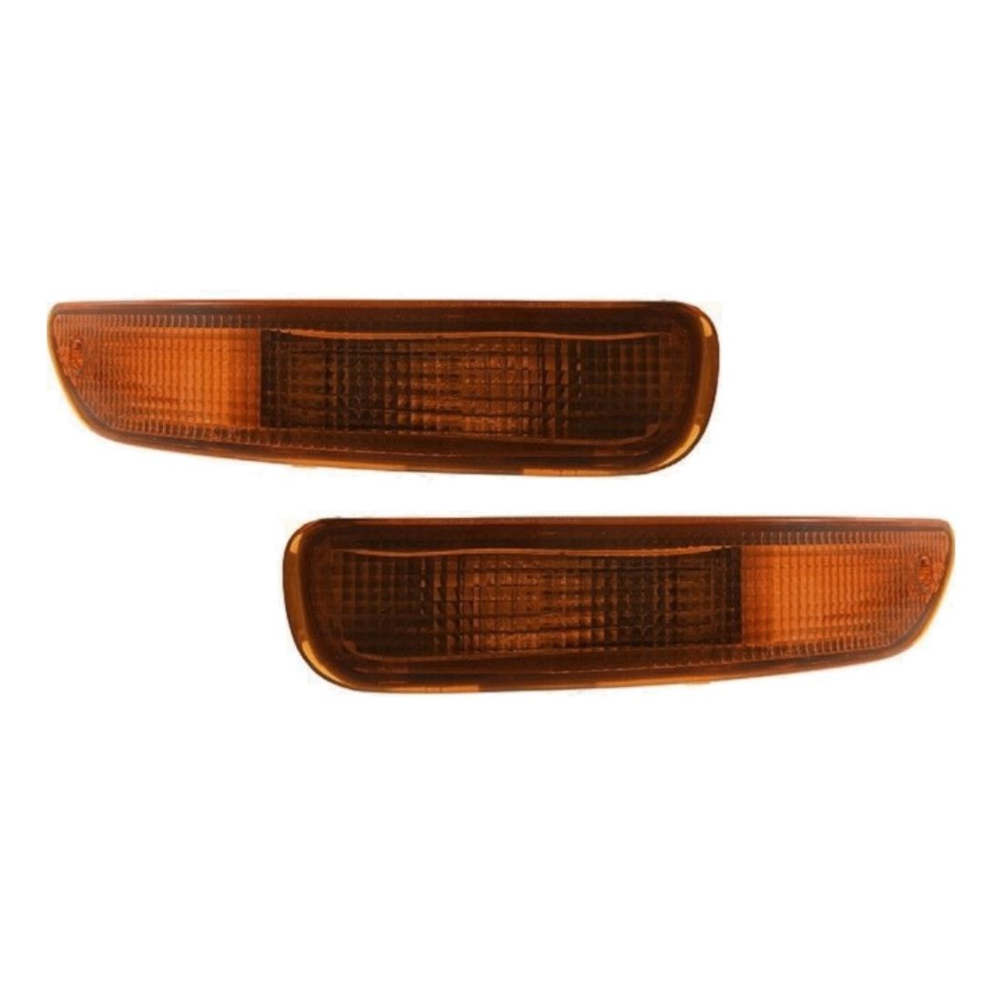 Turn Signal Light For Toyota 93-97 Corolla Plastic Lens Left & Right Set Of 2