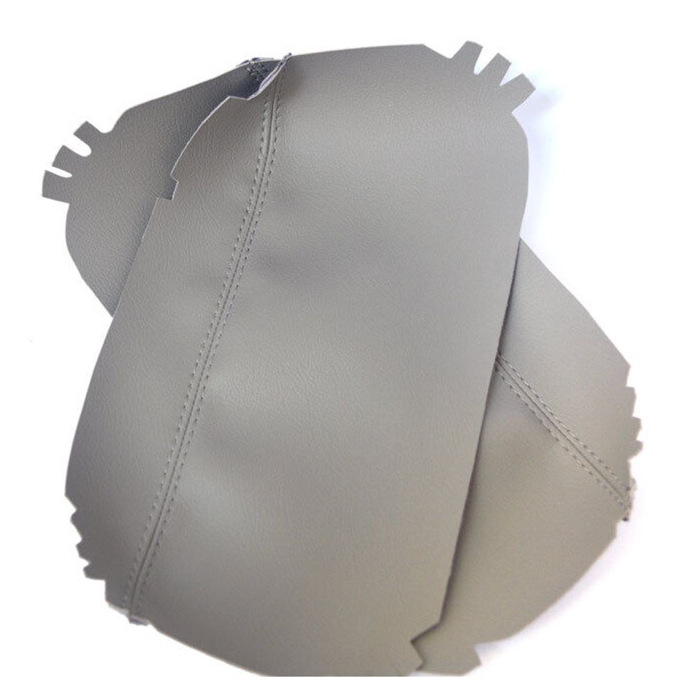 Center Console Armrest Leather Synthetic Cover For 10-15 CX-9 Sport Utility Gray
