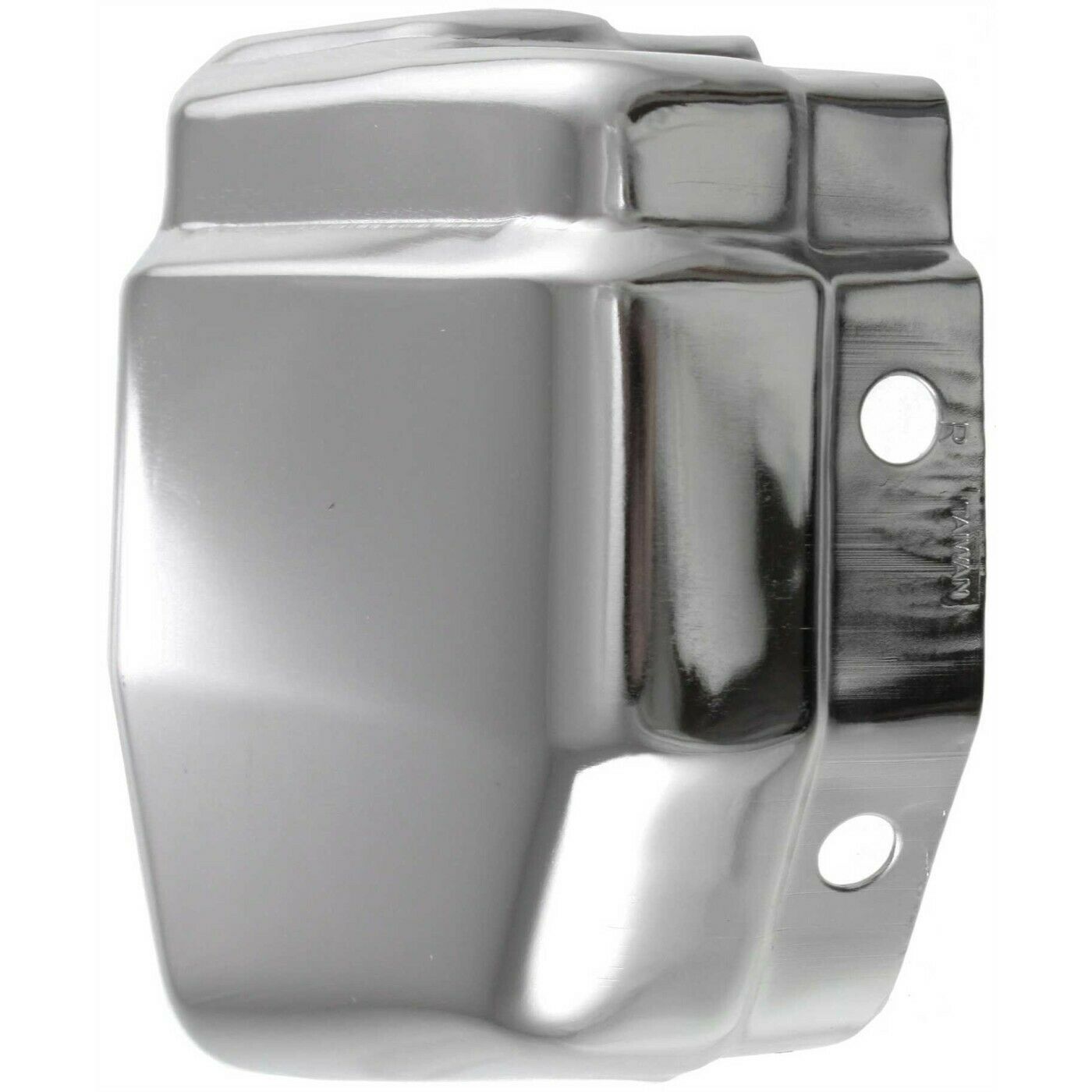 Bumper End Caps For Nissan 1986-1992 D21 Set Of 2 Front Chrome