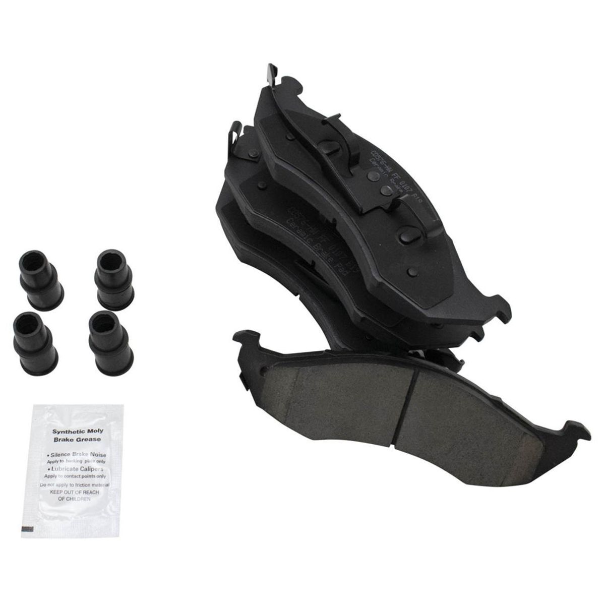 For Mercury 1999-2002 Villager Base Front Ceramic Brake Pad Set & 2 Rotors Kit