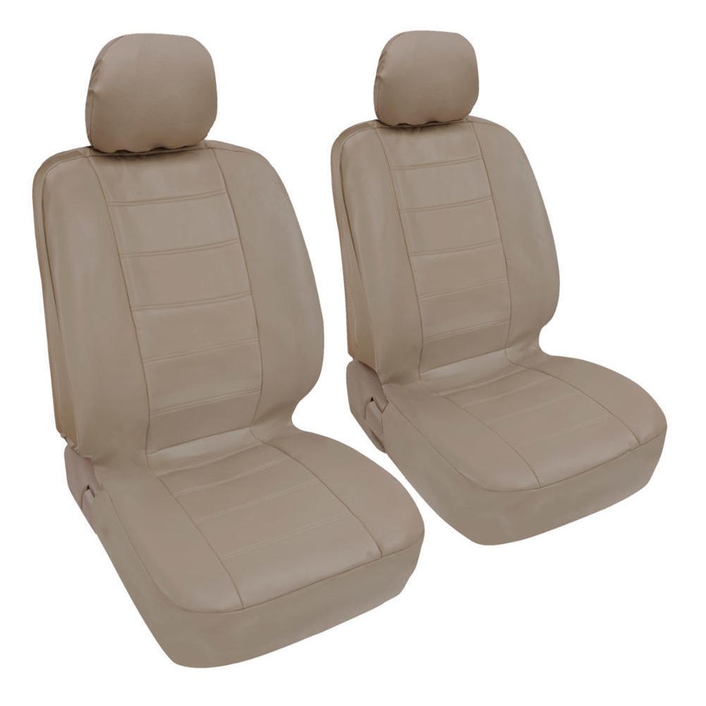 Beige Leather Auto Seat Cover For 06-14 Subaru Outback 2.5i Full Set Car Cover