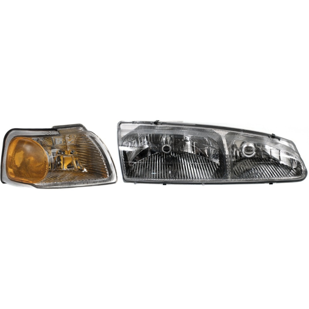Headlight & Corner Light Lamp Kit Right Passenger Side For Cougar Thunderbird
