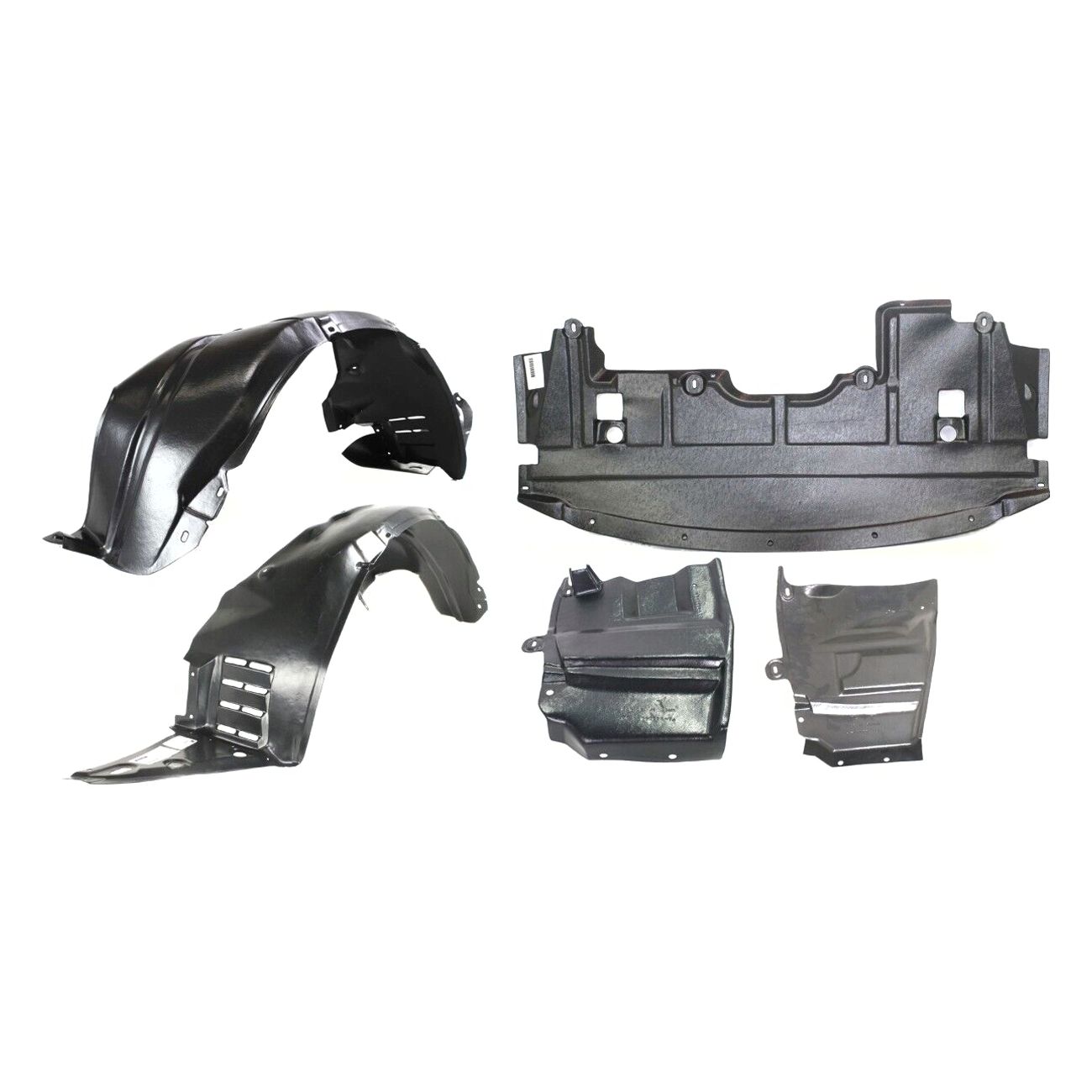 Engine Splash Shield Kit For 2007-2010 Nissan Altima Sedan Front From 06/2007