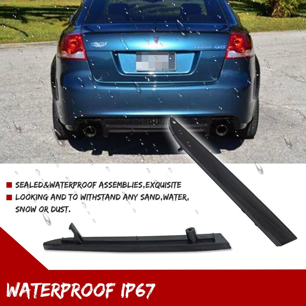 3 Sets Of - SMOKE LENS REAR BUMPER DIFFUSER REFLECTOR