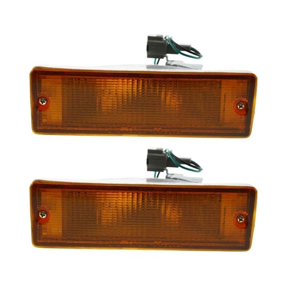 2 Sets Of - Turn Signal Light For 88-94 D21 88-95 Pathfinder 95-97 Pickup Plastic