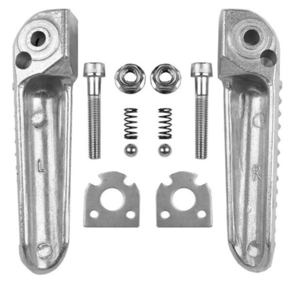 2 Sets Of - Aluminum Passenger Rear Footrests Foot Pegs For YZF R1 YZF R6 YZF R6