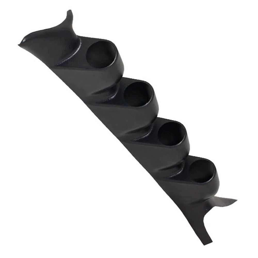 For Ford 1999 - 2007 Ford SuperDuty F-250 F-350 Quad 4 Gauge Black A Pillar 52mm