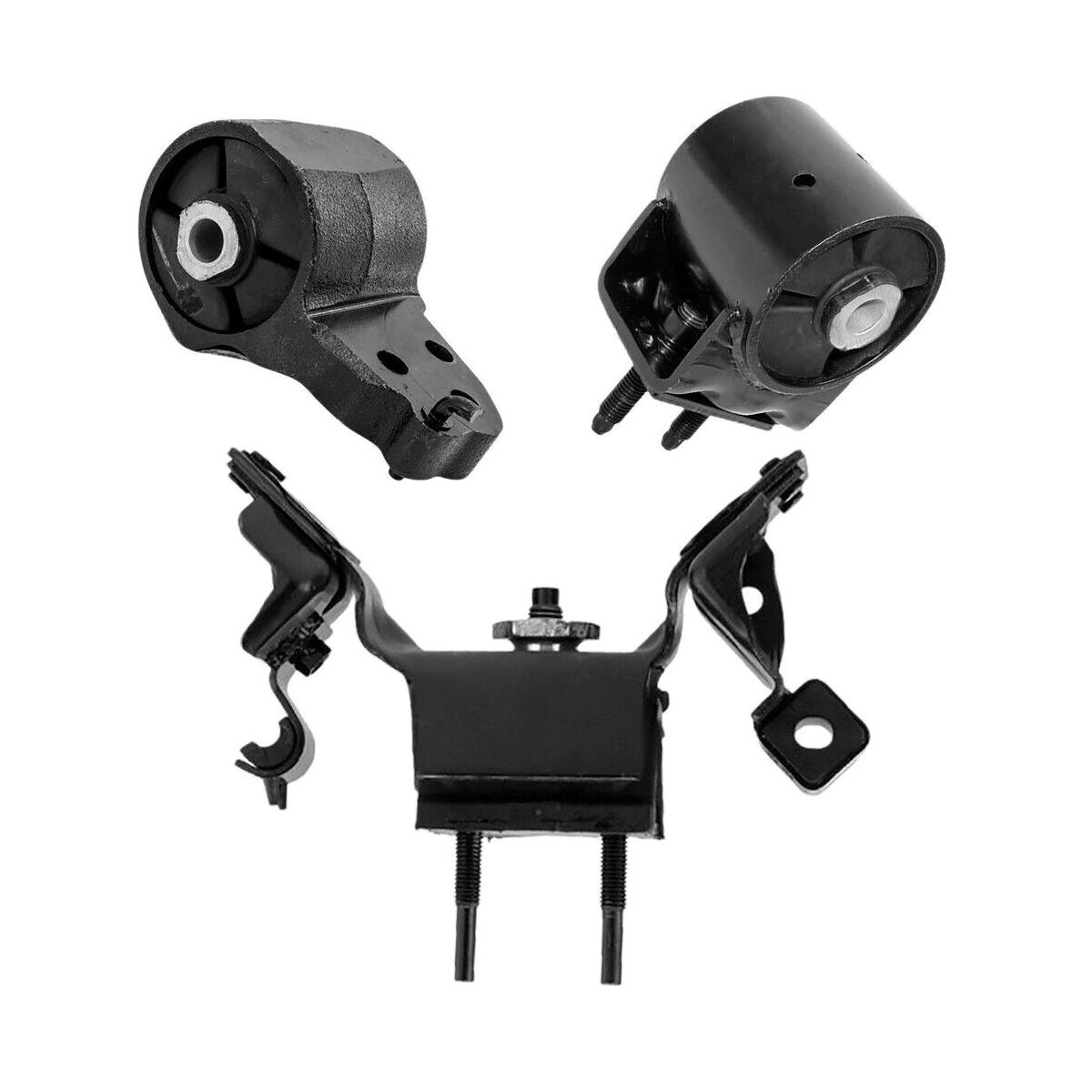 Front Right Front Left & Rear Trans Mount 3pcs Fits 4WD