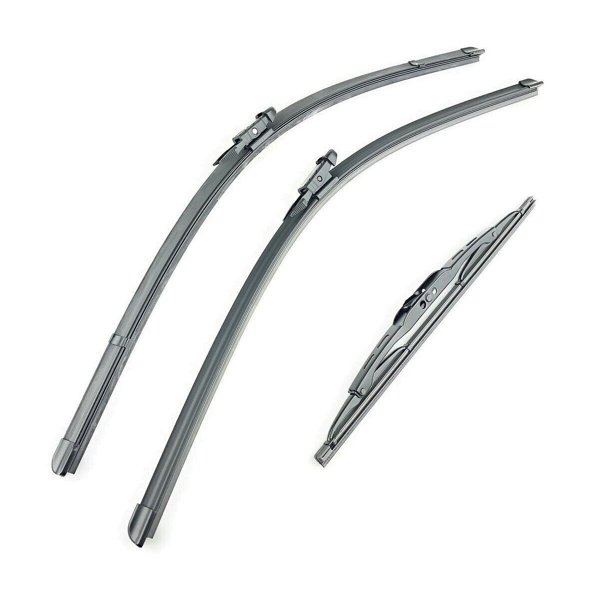 For LR2 2008-2015 Land Rover LR2 Front + Rear Windshield Wiper Blades Set By