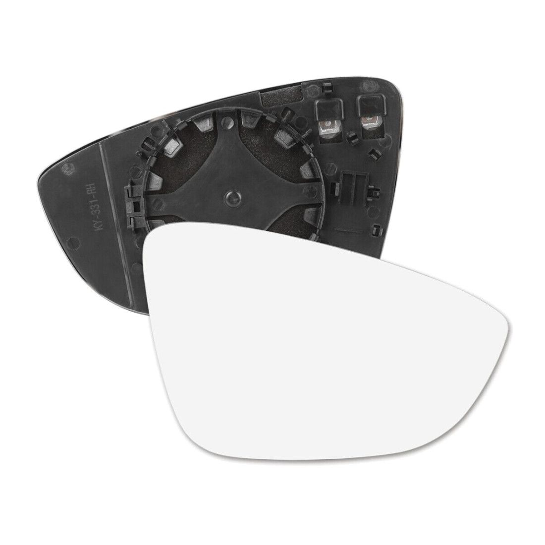 Mirror Glass Heated W/ Backing Plate Passenger Right Side For CC Eos Passat
